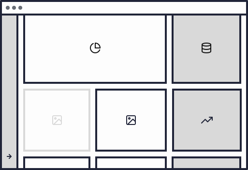 graphical element showing a wireframe from an onboarding UX review