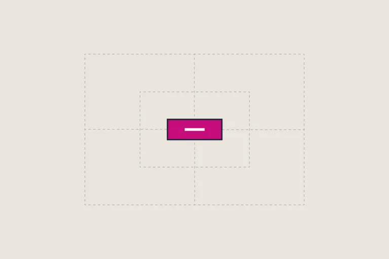 graphic showing a button surrounded by whitespace